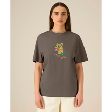 Load image into Gallery viewer, Cheetah – Exist Freely, Exist Loudly 🐆 – Embroidered Relaxed T-Shirt