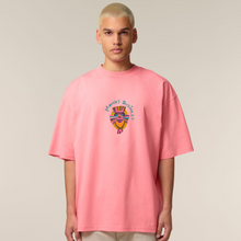 Load image into Gallery viewer, Monkey business 🐵-The Unisex Oversized High Neck T-Shirt - Embroidered