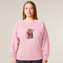 Load image into Gallery viewer, It's Owl Good. Hoo. 🦉 – Embroidered Women's Raglan Sweatshirt