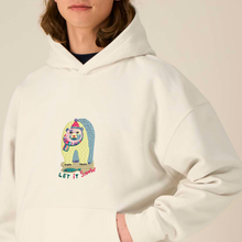 Load image into Gallery viewer, Polar Bear – Let It Snow 🐻❄️ – Embroidered Unisex Relaxed Hoodie