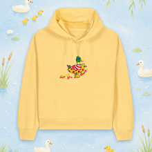 Load image into Gallery viewer, Not give a...duck. 🦆 - Embroidered women's hoodie sweatshirt