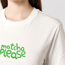 Load image into Gallery viewer, Matcha Please 🍵 – Embroidered Unisex T-Shirt