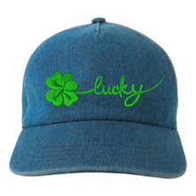 Load image into Gallery viewer, Lucky Clover 🍀 – Embroidered Cap