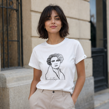 Load image into Gallery viewer, Елисавета Багряна — Portrait | ARTRIOTI Organic T-Shirt