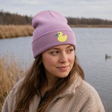 Load image into Gallery viewer, Duck 🦆 – Embroidered Recycled Beanie