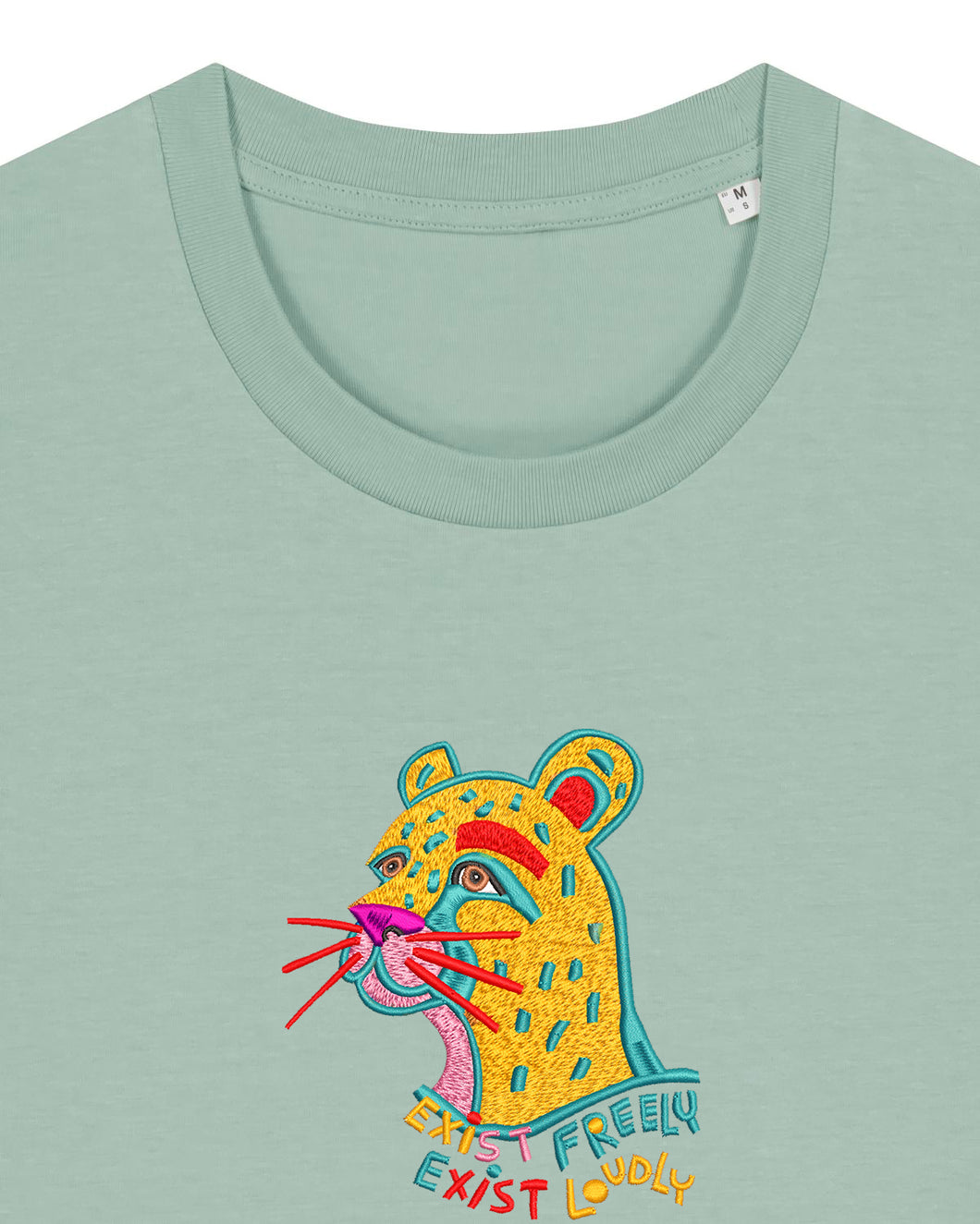 Cheetah 🐆- Embroidered unisex T-shirt