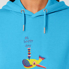 Load image into Gallery viewer, Oh happy day! 🐳 - Embroidered UNISEX hoodie
