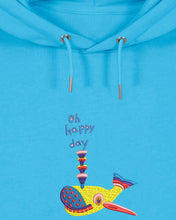 Load image into Gallery viewer, Oh happy day! 🐳 - Embroidered UNISEX hoodie