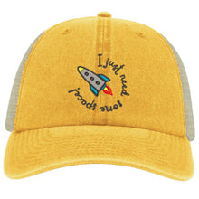 Load image into Gallery viewer, I Just Need Some Space! 🚀 – Embroidered Vintage Trucker Cap