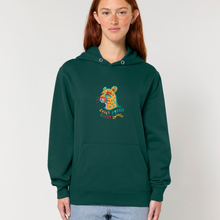 Load image into Gallery viewer, Cheetah – Exist Freely, Exist Loudly 🐆 – Embroidered Unisex Hoodie