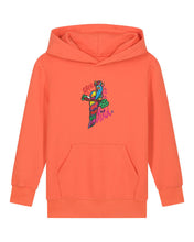 Load image into Gallery viewer, FREE AS A BIRD. 🦜- Embroidered UNISEX KIDS hoodie