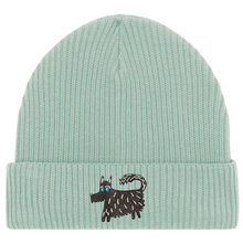 Load image into Gallery viewer, Dog – Embroidered Organic Cotton Stretch Beanie