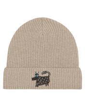 Load image into Gallery viewer, Dog – Embroidered Organic Cotton Stretch Beanie