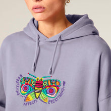 Load image into Gallery viewer, BUTTERFLY - Everything affects everything! - Embroidered women's hoodie sweatshirt