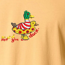 Load image into Gallery viewer, Not give a...duck. 🦆 - Embroidered UNISEX T-shirt