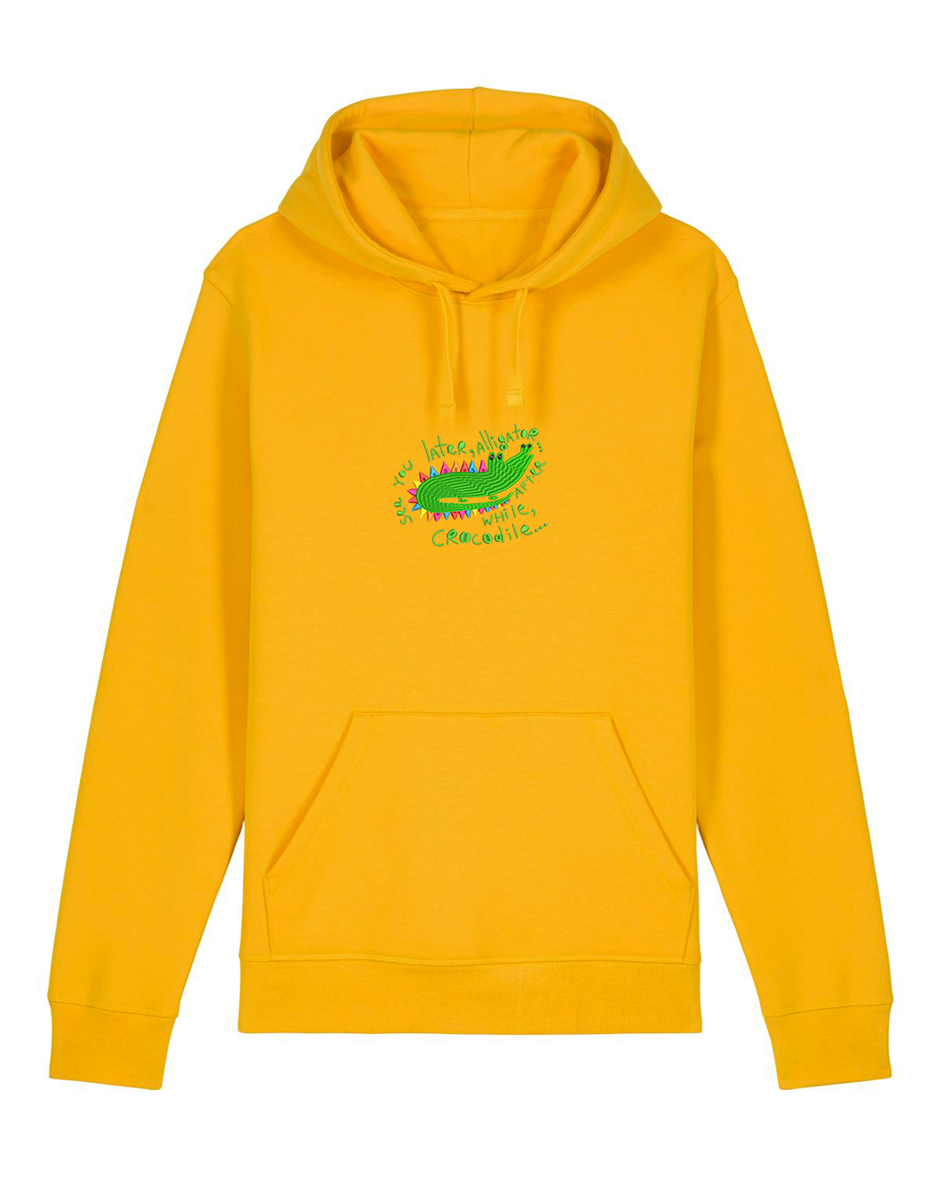 See you later, alligator...🐊 - Embroidered UNISEX hoodie