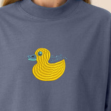 Load image into Gallery viewer, Quack! Quack! 🦆 – Embroidered Cropped T-Shirt