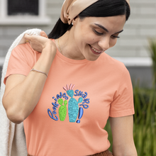 Load image into Gallery viewer, Cactus – Looking Sharp! 🌵 – Embroidered Women's T-Shirt