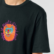 Load image into Gallery viewer, Lion - WAKE UP BEAUTY, IT'S TIME TO BEAST.- Embroidered UNISEX T-shirt