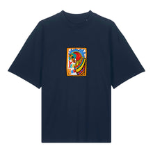 Load image into Gallery viewer, HORSE - Yee Haw!-The Unisex Oversized High Neck T-Shirt - Embroidered