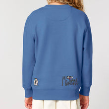 Load image into Gallery viewer, Penguins - Go with the floe! 🐧- Embroidered kids' crew neck sweatshirt