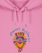 Load image into Gallery viewer, Monkey business - Embroidered UNISEX hoodie