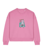 Load image into Gallery viewer, Sloth – Natural Born Chiller – Women's Crew Neck Sweatshirt