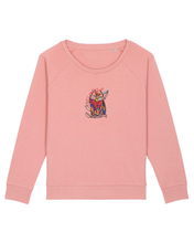 Load image into Gallery viewer, iT&#39;S OWL GOOD 🦉 HOO. - Embroidered WOMEN&#39;S RELAXED FIT SWEATSHIRT
