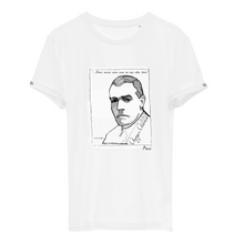 Load image into Gallery viewer, Йордан Йовков — „Боже, колко мъка има по тоя свят, боже!“ | ARTRIOTI Organic T-Shirt