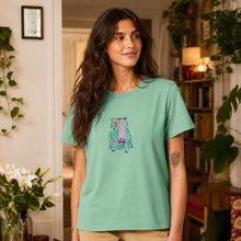 Load image into Gallery viewer, Sloth – Natural Born Chiller - Embroidered Women's T-Shirt