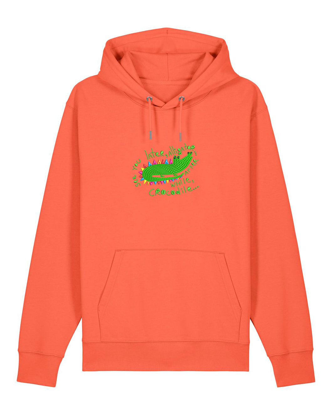 See you later, alligator...🐊 Embroidered UNISEX hoodie