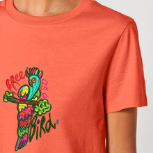 Load image into Gallery viewer, Free as a Bird 🦜 – Embroidered Women's T-Shirt