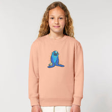 Load image into Gallery viewer, Seal - Don't be seally - Embroidered kids' crew neck sweatshirt