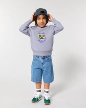 Load image into Gallery viewer, Cheetah - ROAR or MEOW?🐯- Embroidered kids' crew neck sweatshirt