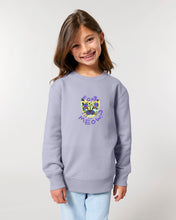 Load image into Gallery viewer, Cheetah - ROAR or MEOW?🐯- Embroidered kids' crew neck sweatshirt