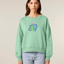 Load image into Gallery viewer, Cactus - Looking sharp! 🌵- The women's crew neck sweatshirt