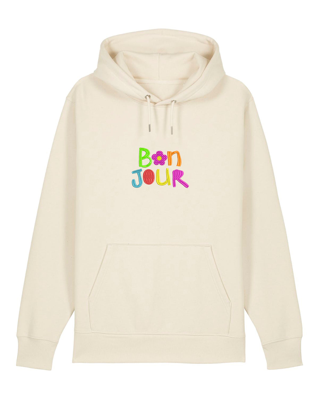 B🌸N JOUR - Embroidered UNISEX hoodie