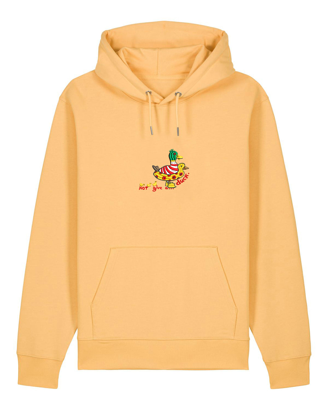 Not give a...duck.- Embroidered UNISEX hoodie
