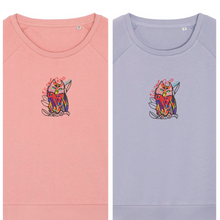 Load image into Gallery viewer, iT&#39;S OWL GOOD 🦉 HOO. - Embroidered WOMEN&#39;S RELAXED FIT SWEATSHIRT
