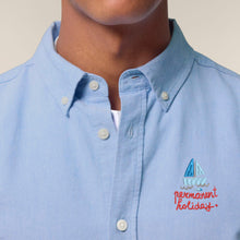 Load image into Gallery viewer, Permanent Holiday ⛵ – Embroidered Oxford Shirt