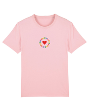 Load image into Gallery viewer, LOVEISLOVE❤️ - organic cotton embroidered unisex T-shirt
