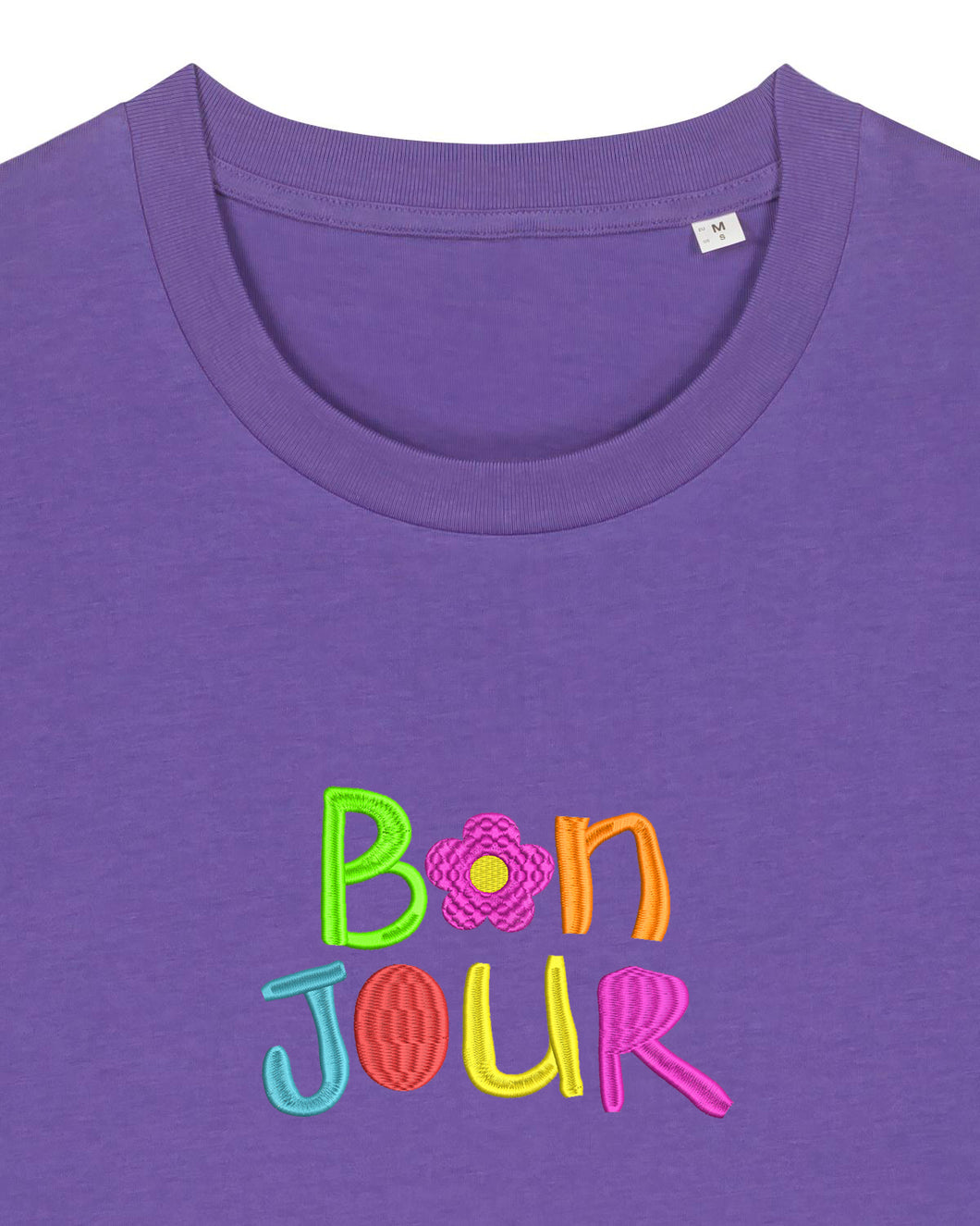 B🌸N JOUR - Embroidered WOMEN'S T-SHIRT