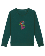 Load image into Gallery viewer, FREE AS A BIRD. 🦜- Embroidered WOMEN&#39;S RELAXED FIT SWEATSHIRT
