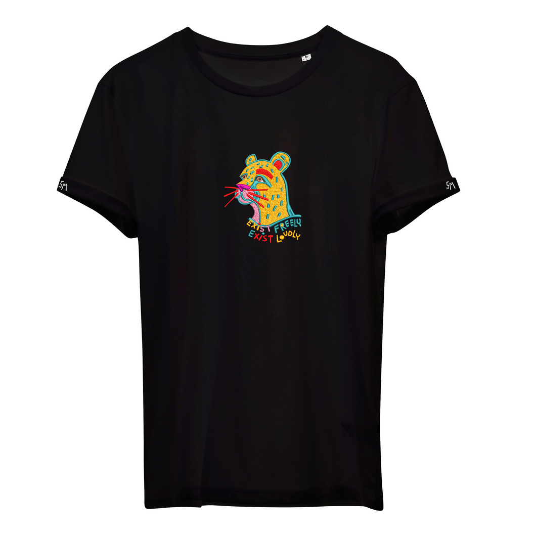 Cheetah🐆  - Embroidered unisex T-shirt