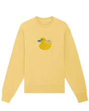 Load image into Gallery viewer, Quack, Quack 🦆 - Embroidered UNISEX RELAXED CREW NECK SWEATSHIRT-OUTLET🔴
