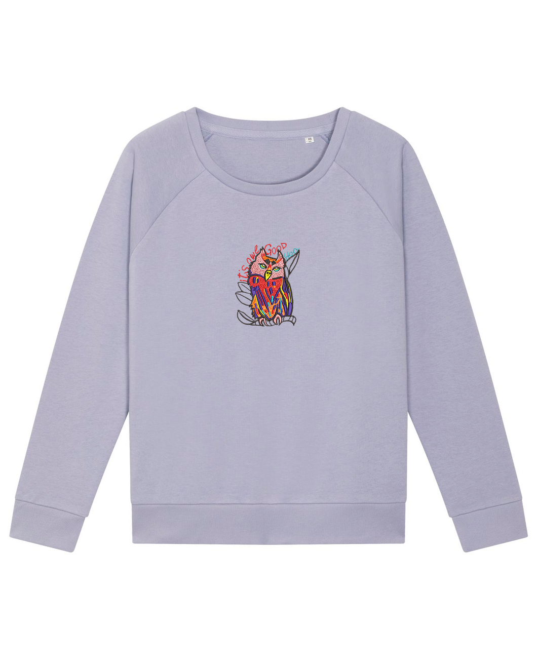 iT'S OWL GOOD 🦉 HOO. - Embroidered WOMEN'S RELAXED FIT SWEATSHIRT