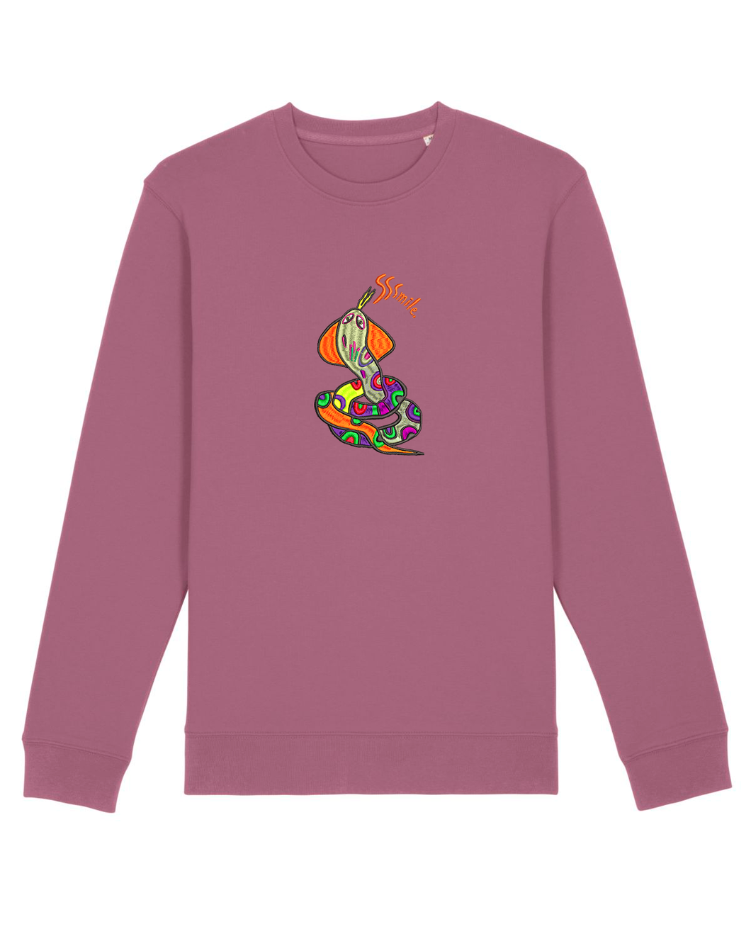 Sssmile 🐍 - Embroidered UNISEX Sweatshirt-OUTLET🔴