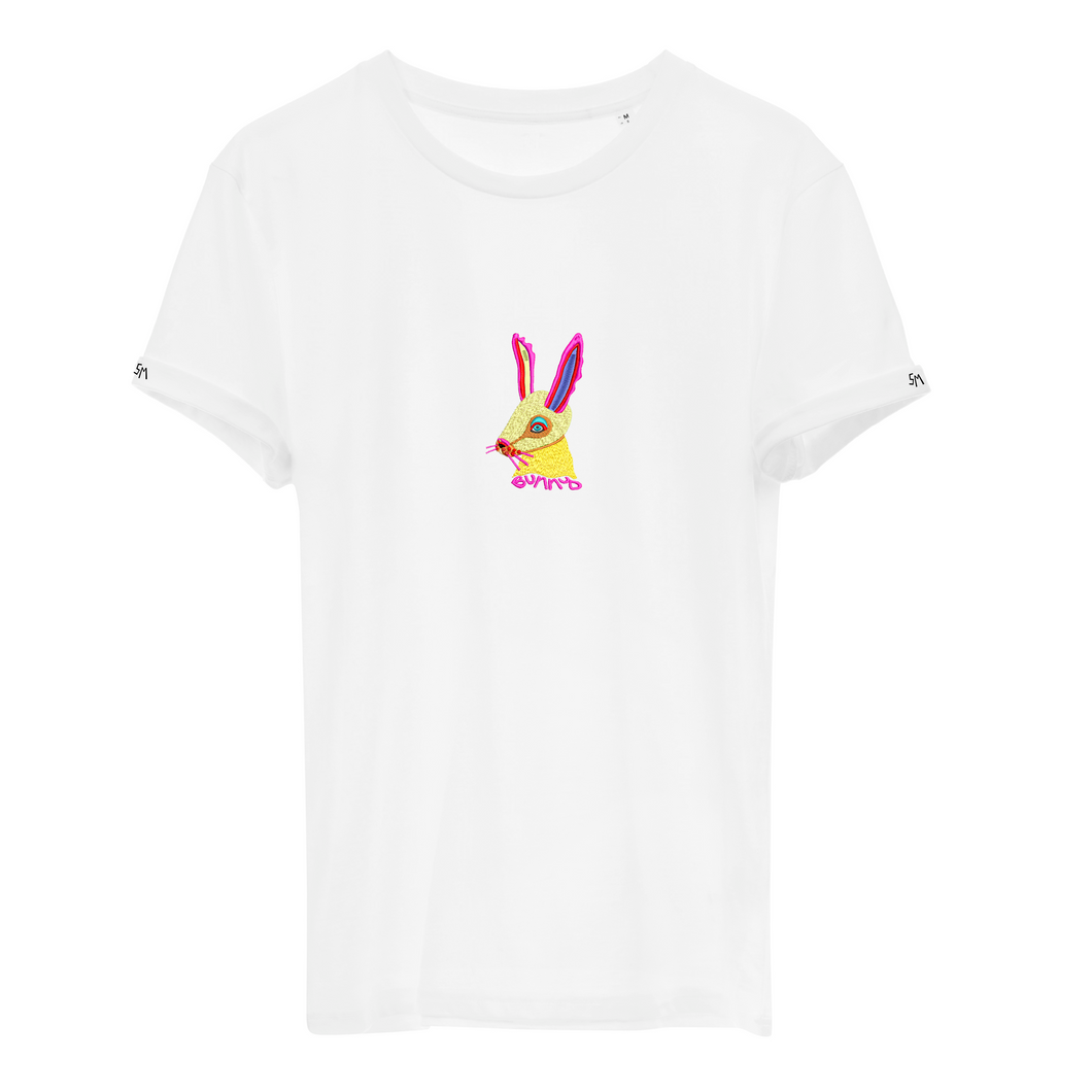 BUNNY 🐰 - organic cotton embroidered unisex T-shirt