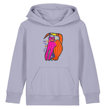 Load image into Gallery viewer, Cat - Meow! - Embroidered UNISEX KIDS hoodie
