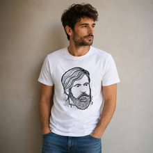 Load image into Gallery viewer, Димчо Дебелянов — Portrait | ARTRIOTI Organic T-Shirt

